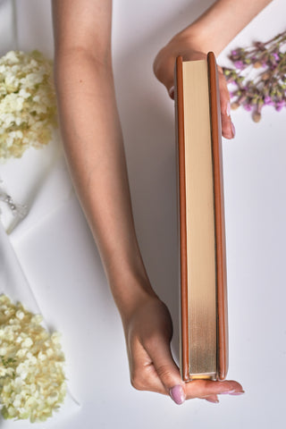 Personalizowana Księga Pamiątkowa | Rękodzieło, Skóra Naturalna | Model "Szlachta" | Kolor Brązowy
